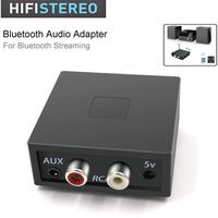Moker Bluetooth Audio Adapter for Music Streaming Sound System,Wireless Audio Adapter Works with Smart Phones and Tablets, Wireless Adapter for Speakers - Real Hi-Fi Stereo