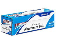 Basix Standard Food Service Aluminim Foil Roll 12'' Width x 1000' Length