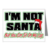 Note Cards (10 Pack) Christmas I'm Not Santa But