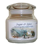 Sugar & Spice Natural Soy Wax Candles 16 Ounce (Christmas Spice)
