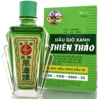 06 Boxes X 12ml, Thien Thao Medicated Oil, Colds, Cough, Headache, Dizziness