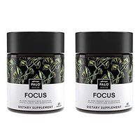 Focus | All-Natural Brain Booster 120 Count (2 Pack) - Nootropic for Memory & Mental Clarity - with Ginkgo Biloba, Bacopa Monnieri, Gotu Kola, Ashwagandha & Mucuna Pruriens.|by PALO Nutrition
