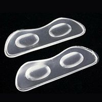 SOURBAN Heel Pads Transparent Silicone High Heel Shoe Pads Foot Care Anti-wear Cushion for Women