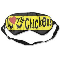 Sleep Mask I Love My Chickens Eye Cover Blackout Eye Masks,Soothing Puffy Eyes,Dark Circles,Stress,Breathable Blindfold For Women Men