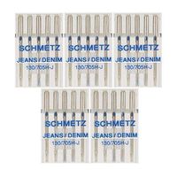 25 Schmetz Jeans Denim Sewing Machine Needles 130/705H-J Size 110/18