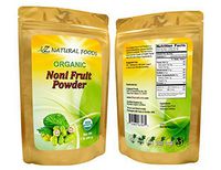 Organic Noni Fruit Powder - Bulk 5 lb Size - Queen of Health Plants Superfood Supplement - Mix In Juice, Drinks, Shakes, Smoothies, & Recipes - Raw, Vegan, Non-GMO