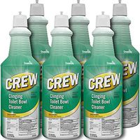 Diversey Crew Clinging Toilet Bowl Cleaner Squeeze Bottle, 32 Ounces (6 Pack)