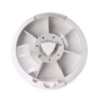 HEALLILY Weekly Pill Organizer Travel 7 Day Pill Box Case with Compartments to Hold Vitamins Cod Liver Oil Supplements and Medication