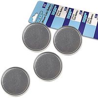 HQRP 4-Pack Coin Lithium Battery for Accu-Chek Guide Blood Glucose Monitoring System, Sugar Monitor Meter