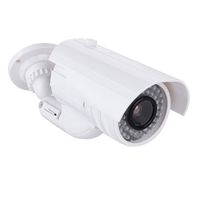Virtual Gun Dummy Camera,MR-2000 Security Waterproof Camera for Indoor/Outdoor Use(White)