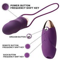 Geloo Powerful Vibrations for Massager Adult Women Pleasure Sport（10 vibretion & 5 Suction）-USB Recharge -for Women Adullt Toys