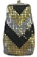 Eclipse Luxury Mesh Arrow Sequin Cigarette Case Pouch, Coin Purse, 100s, 3233