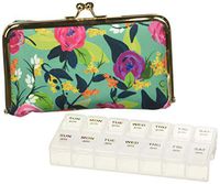 Mary Square 23263 Snap Pill Case 'Nantucket', 4 x 6 x 2, Multicolor
