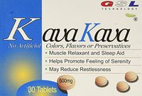 2 Boxes Kava Kava Muscle Relaxant and Sleep Aid 500mg/each Tablet (30ct Each)