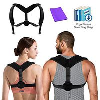 Posture Corrector for Women Men - Effective Adjustable Back Brace FDA Approved, Comfortable Upper Back Clavicle Support Brace Perfect for Spinal, Neck, Shoulder Pain Relief