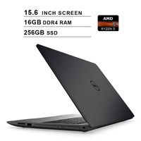 Dell Newest Inspiron 15 5000 15.6-Inch FHD 1080P Laptop, AMD Ryzen 5 2500U up to 3.6 GHz, AMD Radeon Vega8, 16GB DDR4 RAM, 256GB SSD, USB, HDMI, WiFi, Bluetooth, Windows 10 Home