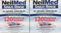 NeilMed. Sinus Rinse All Natural Relief Premixed Refill Packets 100 Each (2 Packs (100 Each))