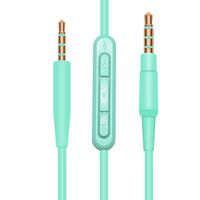 Replacement Audio Cable with Mic & Remote Compatible with Bose On-Ear 2/OE2/OE2i/QC25/QC35/Soundlink/SoundTrue Headphones (Green)