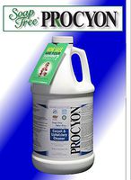 6 Each- 1 Case- 64 oz. Bottles- Soap Free PROCYON Carpet & Upholstery Cleaner Concentrate. Will clean approximately 5,000 sq. ft. per each unit.