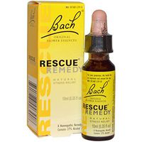 Bach, Original Flower Essences, Rescue Remedy, 0.35 fl oz (10 ml) - 2pc