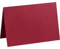A2 Folded Card (4 1/4 x 5 1/2) - Garnet Red (50 Qty.)