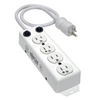 Tripp Lite Medical-Grade Power Strip, 4 15A Hospital-Grade Outlets, 7ft. Cord, UL 1363A, (PS-407-HG-OEM)