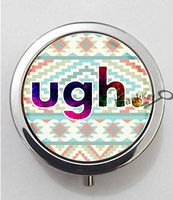 BlackKey UGH People 3-Compartment Decorative Pocket Gift Box Case Organizer for Pill, Color 1 -828