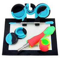 Reusable Silicone Honey Straw 4.5" Rapid Heating Cooling w/Silicone Wax Carving Kit Red/Yellow/Green