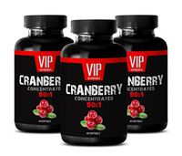 Urinary Support - Cranberry Concentrated Extract 252Mg 50: 1 - Cranberry Urinary Tract Health - 3 Bottles 180 Softgels