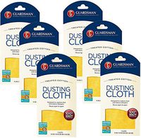 Guardsman Wood Furniture Dusting Cloths - 1 Pre-Treated Cloth - Captures 2X The Dust of a Regular Cloth, Specially Treated, No Sprays or Odors - 462100, Pack of 6