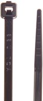 Hellermann Tyton T18L0M4 Standard Cable Tie, 8" Long, 18lb Tensile Strength, PA66, Black (Pack of 1000)
