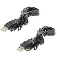 Wiresmith 2X 2-Pack 3 in 1 USB Charging Cable for Nintendo DS GBA SP DSi 3DS 2DS XL
