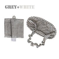 Jason 100% Cotton Sleeping Eye Mask Contoured Blindfold with Adjustable Head Strap Storage Bag Soft Eye Shade Deep Travel Rest Aid Relax Blocks Light Breathable Comfortable (One Strap) (Grey+White)