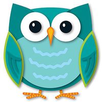Carson Dellosa Colorful Owl Two-Sided Decoration (188048)