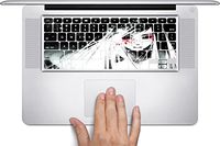 Anime Girl Macbook Keyboard Decals (Fits 13, 15 inch Air/Pro/Retina) by Demon Decal