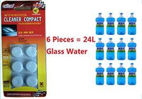 Lingduan 1 Set Car Windshield Care Bubbles Tablets Compact Glass Washer Cleaner Effervescent Tabs Detergent Solid Wiper