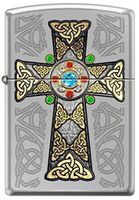 Zippo Celtic Cross High Polish Chrome Lighter