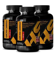Metabolism Pills - Premium Garcinia CAMBOGIA Extract with Calcium, Chromium, Potassium 1300 Mg - Supplements for Metabolism - 3 Bottle 180 Capsules