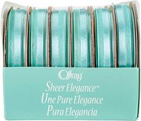 Offray Sheer Elegance Boxed Ribbon Assortment 24/Pkg-Diamond