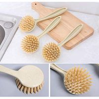 Idomeo Kitchen Long Handle Pot Cleaning Tool Sink Washing Brush Brushes