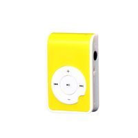 Start Sport Relax Mini Clip Protable USB MP3 Player Support Micro SD TF Card Music Media-Yellow