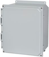 Hammond PCJ864F Light Grey 8" x 6" x 4" Flanged Type 4X Polycarbonate Junction Box
