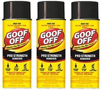 Goof Off FG658 Professional Strength Remover, Aerosol 12-Ounce (Thrее Рack)