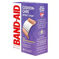 Band Aid, Brand Adhesive Bandages, Sport Strip, Extra Wide, 30 Bandages