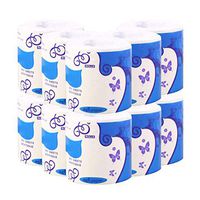 Toygogo Toilet Paper Strong, 10 Rolls, 3-Ply Soft Ultra Professional White Toilet Paper,Bath Tissue Rolls, Silky & Smooth Soft Home Kitchen Toilet Tissue