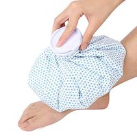 11 Inch 1500ml Ice Bag Reusable Cold Pack Body Sports Injury Pain Relief Relief First Aid Ice Bag Health Care Cold and Hot Physiotherapy Bag Swelling Ice Pack (01#The White Snow)