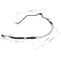 53713-SHJ-A02 Power Steering Pressure Hose Assembly for Honda Odyssey 2008 2009 2010 with Heat Shield Steering Line Hose 3401201, 366103, 55350, 53713SHJA02