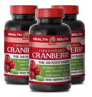 Cranberry Tablets Children - Concentrated Cranberry 50: 1 - antioxidant Support (3 Bottles)