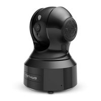 TETHYS Wireless Security Camera 1080P HD [Works with Alexa] WiFi IP Camera with Night Vision, Motion Detection, 2-Way Audio, Cloud Storage for Home, Store, Business, Nanny, Baby, Pet Monitor - Black