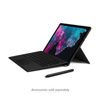 Microsoft Surface Pro 6 (Intel Core i5, 8GB RAM, 256 GB) - Black Newest Version (KJT-00016) (Renewed)